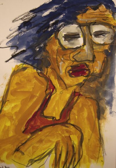 Frau mit Brille