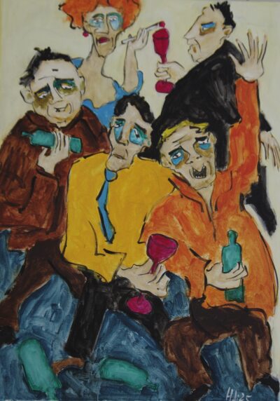 Beim Wein entpuppt sich der Mensch (Kurt Tucholsky)